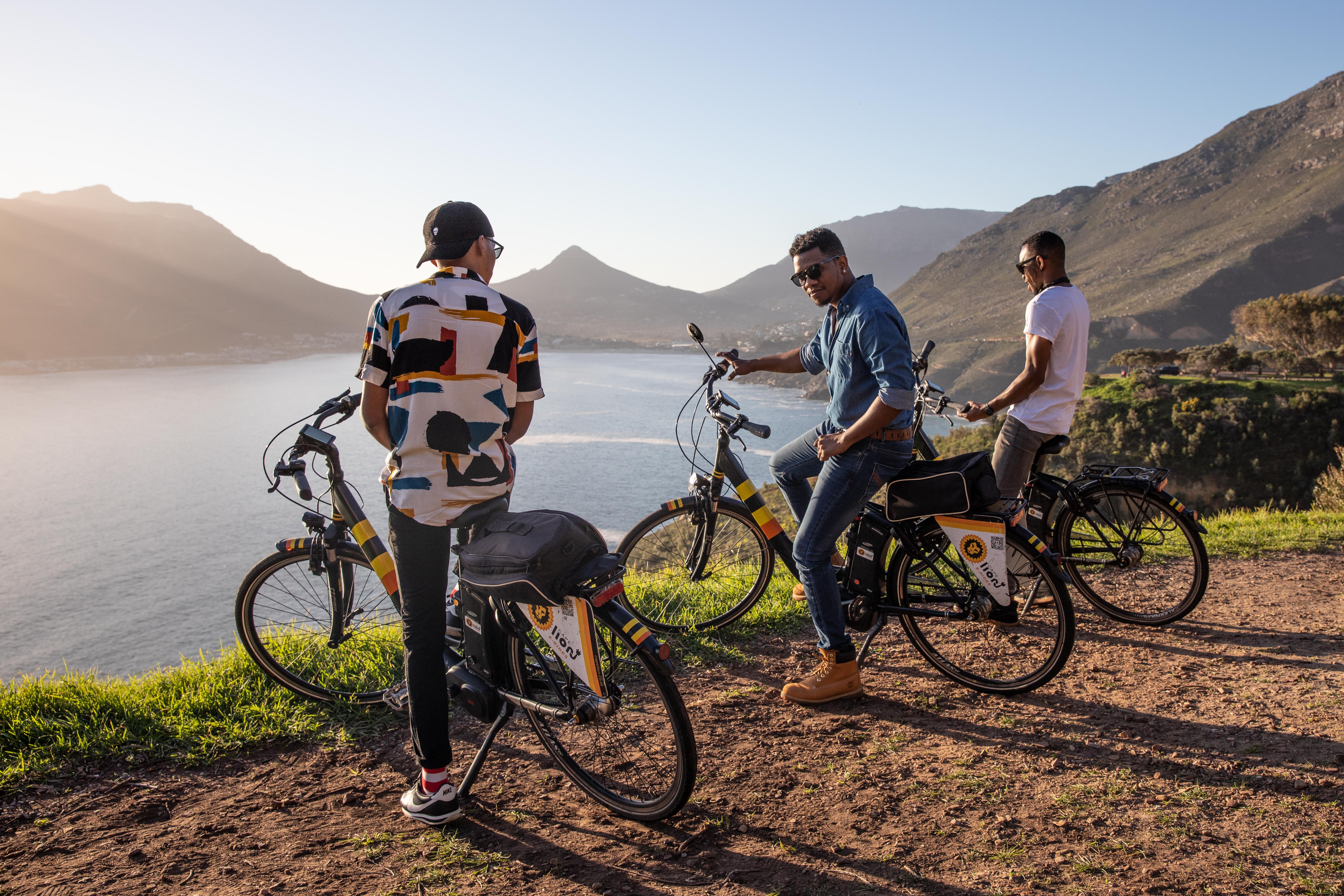 E-bike ride and beach walk